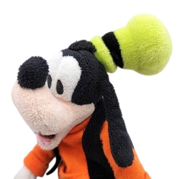 2/$15 Disney Store Goofy Plush Soft Doll Black 9" Orange Shirt Pants Hat Floppy - Picture 2 of 10